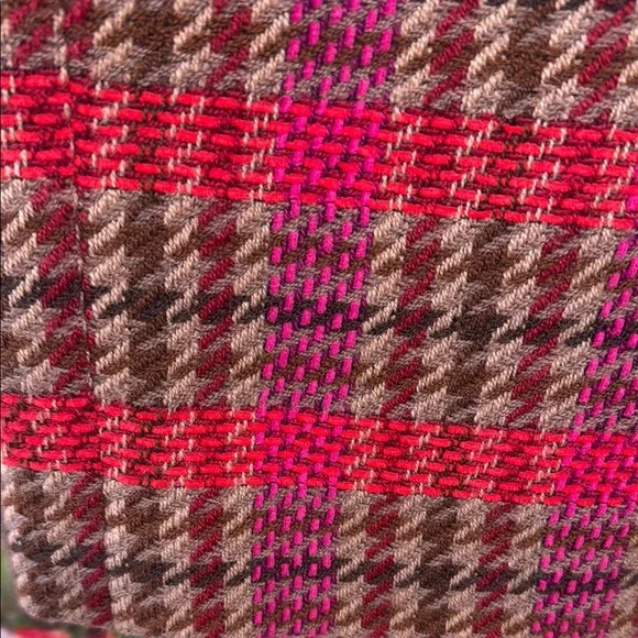 Vintage Mondi Plaid Skirt, Wool/Cotton Blend, Like New, EU 38, Size 6 - Picture 2 of 7